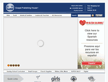 Tablet Screenshot of gospelpublishing.com